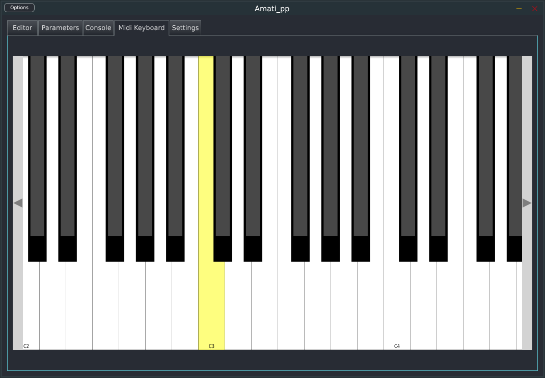 MIDI keyboard